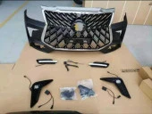 Toyota Hilux Uyumlu Vigo (2012-2015) Lexus Ön Tampon Panjur - 2