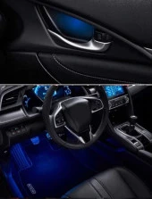Honda Civic Uyumlu Fc5 Ayak Aydınlatma Mavi-Kapı Icı Aydınlatma Mavi - 1