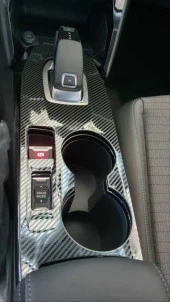 Peugeot 2008 Uyumlu Orta Konsol Kaplama - Karbon - 1