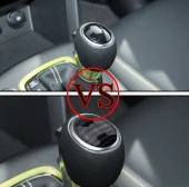 Hyundai Kona Uyumlu Vites Topuzu Kaplama - Karbon thumbnail 2