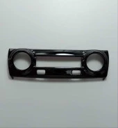 Hyundai Kona Uyumlu Klima Düğme Kaplama - Piano Black thumbnail 1