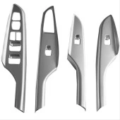 Hyundai Kona Uyumlu Kapı Kolçak Kaplama - Silver thumbnail 2