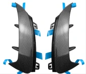 Mercedes W177 Uyumlu A Serisi 2019+ Sedan Arka Tampon Bıçakları - 2 Parça - Karbon thumbnail 1