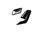 Mercedes W177 Uyumlu A Serisi 2019+ Kapı Kolçak Kaplama - Piano Black thumbnail 1