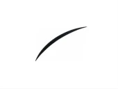 Mercedes W213 Uyumlu 2016-2019 E Serisi Taiwan Stil İnce Spoiler - Piano Black (Parlak Siyah) - 1