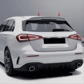 Mercedes W177 Uyumlu A Serisi Spoiler - Piano Black (Parlak Siyah) - 2
