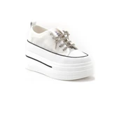 Guja 345-10 Kadın Kalın Taban Taşlı Sneaker Ayakkabı - 3