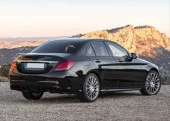 Mercedes W205 Uyumlu C43 Difüzör & Egzoz Seti (Amg Sedan) (Siyah Egzoz İle) - 3