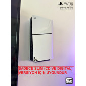 Playstation 5 Slim Duvar Standı Yerden Tasarruf Rahat Hava Akışı Gaming Aksesuar Konsol Tutacağı - 8