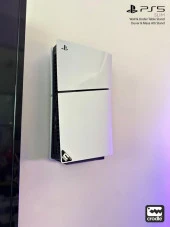 Playstation 5 Slim Duvar Standı Yerden Tasarruf Rahat Hava Akışı Gaming Aksesuar Konsol Tutacağı - 1