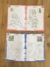 Kuru Boya Hediyeli Eğitici Etkinlikli Boyama Seti 40 Kitap - 6