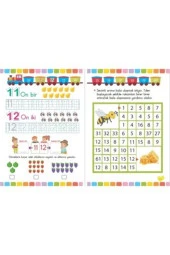Okul Öncesi Matematik Çalışmaları ve Eğitici Etkinlikli Boyama Seti 10 Kitap - 2