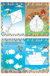 3 - 6 Yaş Eğitici Etkinlikli Kolay Boyama Seti 5 Kitap - 5