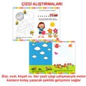 5-6 Yaş İlkokula Hazırlık Çizgi Çalışmaları Seti 5 Kitap 160 Sayfa - 8