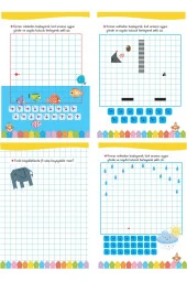 4 - 6 Yaş Matematik, Kodlama ve Dikkat ve Zeka Geliştirici Etkinlik Seti 15 Kitap - 5