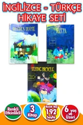İngilizceyi Kolay Öğreten Türkçe - İngilizce Hikaye Seti 3 Kitap Etkinlikli - 1