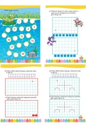 4 - 6 Yaş Matematik, Kodlama ve Dikkat ve Zeka Geliştirici Etkinlik Seti 15 Kitap - 6