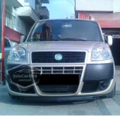 Fiat Doblo D2 2005-2010 Uyumlu Üniversal Laguna Lip Esnek Ön Lip 2 Parça Tampon Altı Dil Karlık Ön Ek - 2