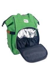 Anne Bebek Bakım Sırt Çantası Biberon Termoslu Sıvı Geçirmez - 4