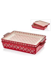 Kırmızı Kapaklı Servis Fırın Kabı 1sdk-16441-k - 1