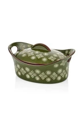 Yeşil Oval Büyük Tencere - 1