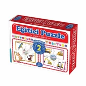 Diytoy Eğitici Çark Puzzle Hayvanlar Ve Taşıtlar - 1