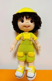 Afacan Bebek Amigurumi Organik Oyuncak - 1