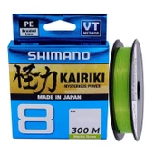 Shimano Kairiki Yeni Seri 8x Mantis Green 300m İp Misina (MADE IN JAPAN)  0,06 mm - 1