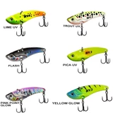 Ryuji Mirror Vib 4.5cm 9gr Vibrasyon Yem  Pink Zebra Glow - 1