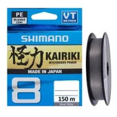 Shimano Kairiki Yeni Seri 8x Steel Grey 150m İp Misina (MADE IN JAPAN)  0,19 mm thumbnail 1