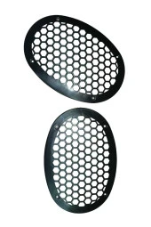POZART AUDİO SYSTEMS OVAL HOPARLÖR VE MİDRANGE KORUMA KAPAĞI SİYAH PLASTİK 1TAKIM (2ADET) - 1
