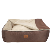 Lepus Winter Bed Kedi Ve Köpek Yatağı Kahve L-(67x82x23)cm - 1
