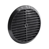 Doğalgaz Havalandırma Yuvarlak Mutfak Cam Menfezi Siyah 18 cm Hava Akış Kanalı Güvenlik Gaz Kaçağı thumbnail 2