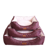 Lepus Four Season 3'lü Set Kedi Ve Köpek 4 Mevsim Yatak Bordo (44x60x22)cm - 1
