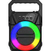 NF ABS-1309 RGB FM Kablosuz Hoparlör - Siyah - 2