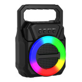 NF ABS-1309 RGB FM Kablosuz Hoparlör - Siyah - 3