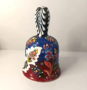 Zil Çan Resepsion Otel Zili Okul Öğrenci Çini Ev Dekor Obje Masa Süsü - 6