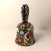 Zil Çan Resepsion Otel Zili Okul Öğrenci Çini Ev Dekor Obje Masa Süsü - 5