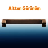 128 mm Eskitme Antik Bakır Bihter Düz Metal Mobilya Mutfak Çekmece Kapak Dolap Kulpu Kulbu Kulpları - 4