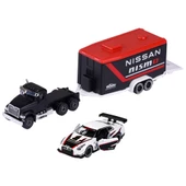 Majorette Race Trailer Mack Granite & Nissan GT-R Nismo GT3 - 1