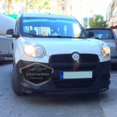 Fiat Doblo D3 2010-2015 Uyumlu Üniversal Laguna Lip Esnek Ön Lip 2 Parça Tampon Altı Dil Karlık Ön Ek - 1