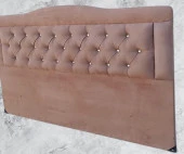 Başlık 90340 DK Çift Kişilik 150'lık Tay Tüyü Tarçın Kumaş Dolgun Kapitone El Yapım - 5