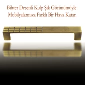 Bihter Metal 160 mm Eskitme Antik Sarı Mobilya Mutfak Çekmece Dolap Dolabı Kulpu Kulbu Kulpları thumbnail 3