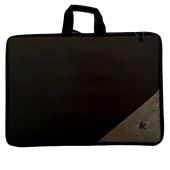 askılı, fermuarlı 35x50 resim çantası su geçirmez ketenli kumaş 35x50 proje çantası thumbnail 1