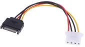 Sata Kasa Hdd Dişi Erkek 4 Pin Power Molex Güç Kablosu 20 Cm - 1