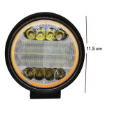Yuvarlak kırmızı angelli sis lambası 12-24V Adet / LASS311 - 1