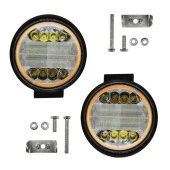 Yuvarlak kırmızı angelli sis lambası 12-24V Adet / LASS311 - 4