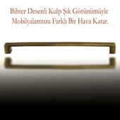 Bihter Mobilya Mutfak Dolabı Çekmece Dolap Kapak Kulpu Kulbu Metal Kulpları Siyah (224 MM-22.4 CM) thumbnail 3