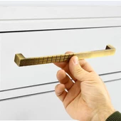 Bihter Mobilya Mutfak Dolabı Çekmece Dolap Kapak Kulpu Kulbu Metal Kulpları Siyah (224 MM-22.4 CM) thumbnail 5