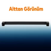 Bihter Mobilya Mutfak Dolabı Çekmece Dolap Kapak Kulpu Kulbu Metal Kulpları Siyah (224 MM-22.4 CM) thumbnail 4